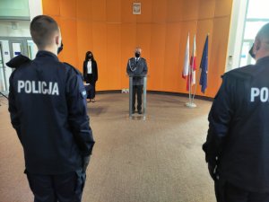 Przemówienie Komendanta Powiatowego Policji w Olkuszu