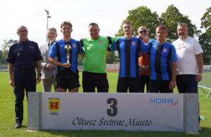 Drużyna KPP Chrzanów na podium - 3 miejsce.