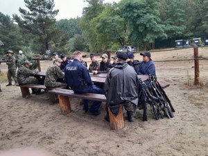 Uczniowie podczas spotkania.