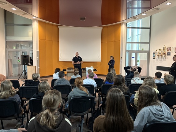 Uczestnicy podczas prelekcji.