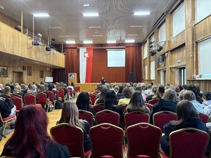 Uczestniczki prelekcji.