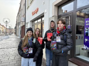 Wolontariusze WOŚP.