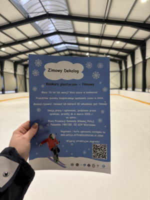 Ulotka promująca konkurs.