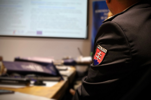 Słowacka naszywka naramienna.