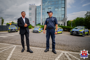 Starosta wraz z Zastępcą Komendanta.