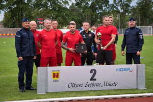 Drużyna na podium.
