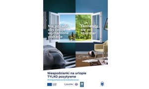 Plakat z okazji III edycji europejskiego dnia przeciwdziałania włamaniom do domów z poradami